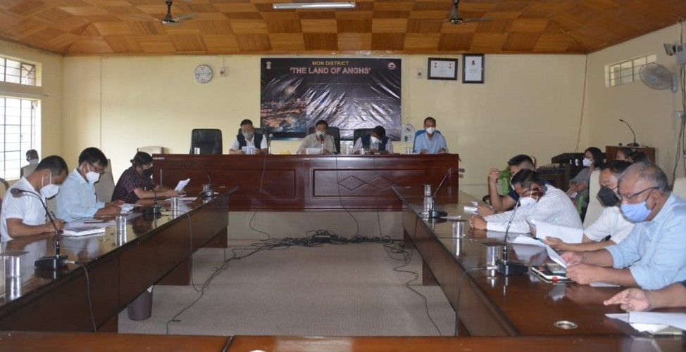 Mon District Planning and Development Board meeting held at the DC’s Conference Hall Mon on June 23. (DIPR Photo) 